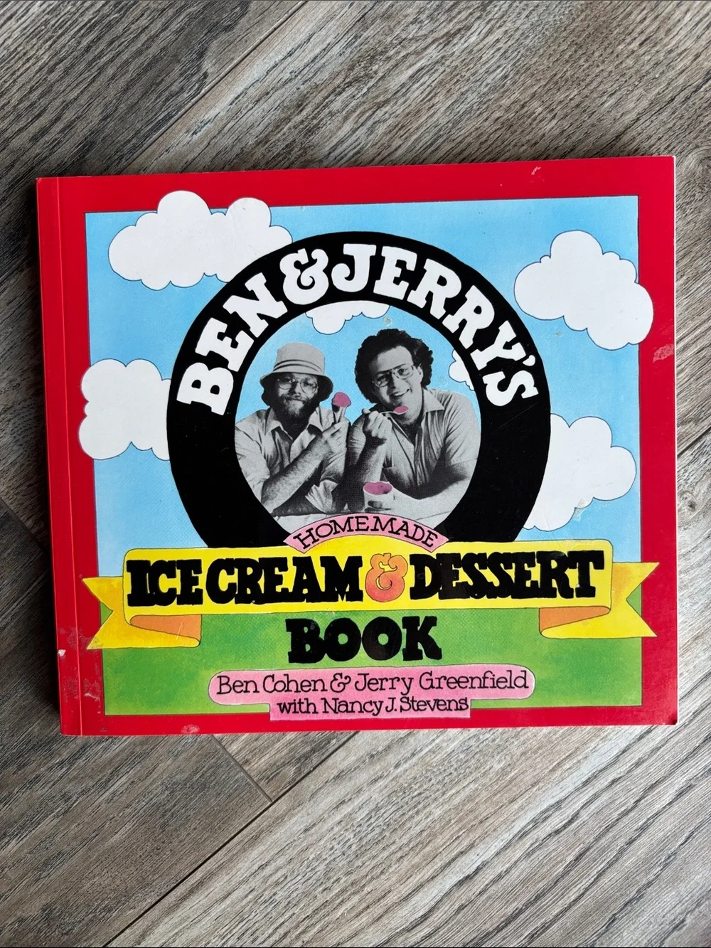 Vintage Ben & Jerry’s homemade ice cream and dessert book cookbook.